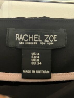 Rachel Zoe Black Slacks (Straight Legged)